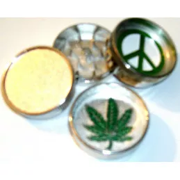 Grinder 2 Partes Hoja/Simbolo
